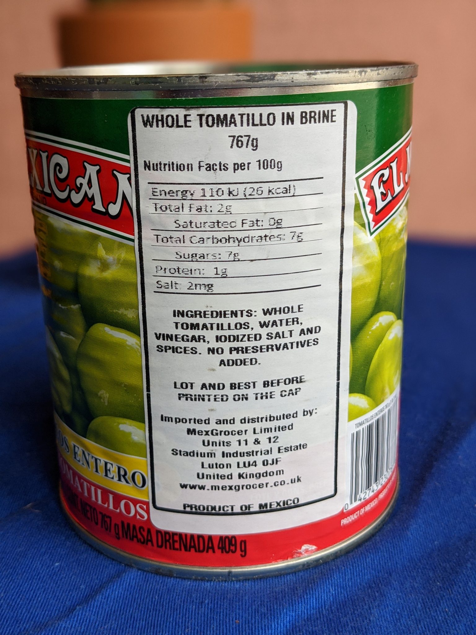 Whole Tomatillos 767g or 2.8Kg Taquitos Casazul