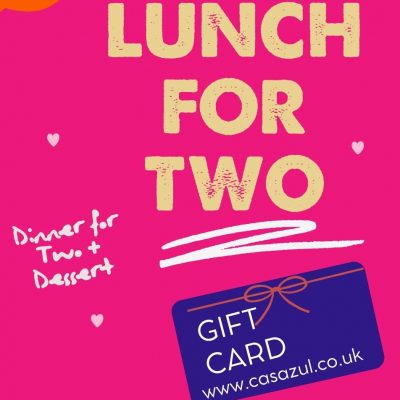 CASAZUL VALENTINE GIFT - LUNCH FOR 2